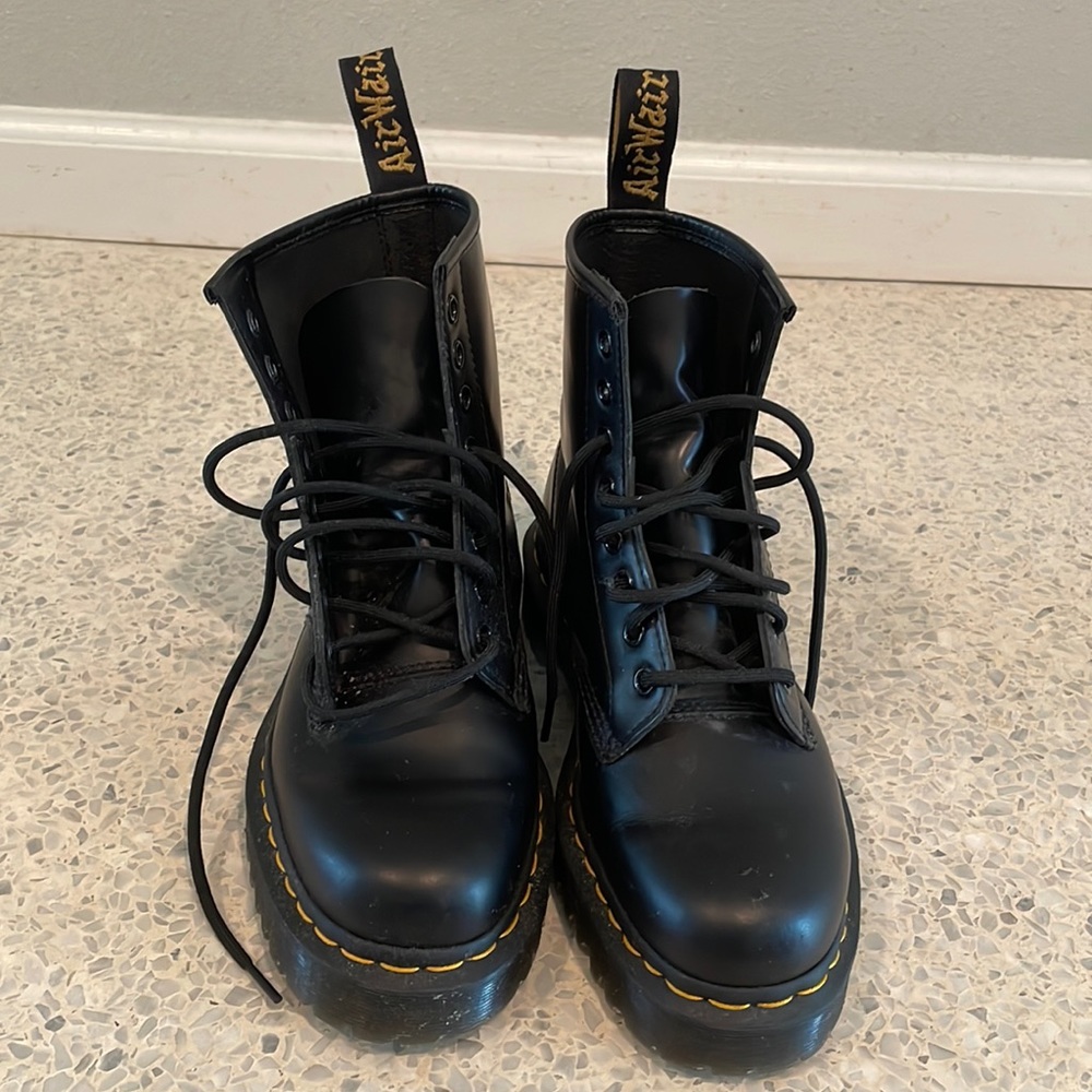 Black Dr. Martens boots